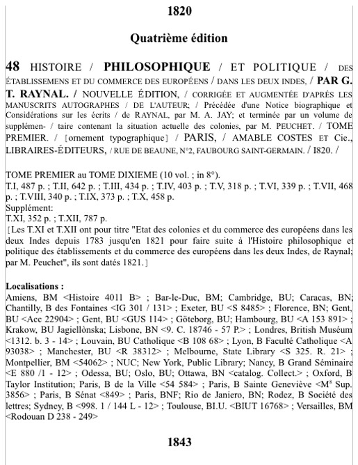 description histoire