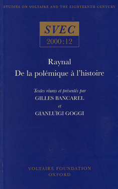 Livre Raynal De la polémique à l'histoire zoom