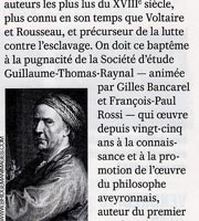 Inauguration Allée Guillaume-Thomas Raynal